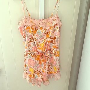 Victoria's Secret one piece pj floral print
